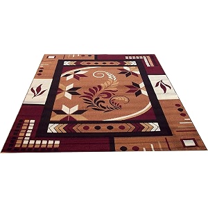 5x7 feet large area rug for living room amp bedroom  soft thick microfiber carpet  anti skid backing  washable floor rug for home dcor