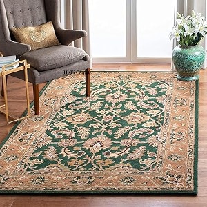 5x7 Ft Woolen Area Rug - Thick