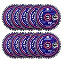 6-1/2" Metal Cutting Circular Saw Blade - BRSCHNITT 10pcs Tungsten Carbide Tipped TCT Saw Blades for Iron, Iron Pipe, Ferrous Metals 48T Arbor:4/5"-5/8"