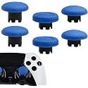 6 in 1 Interchangeable Thumbsticks for PS5 Dualsense Edge Controller(Blue)