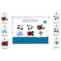 Aryiten 6-in-1 Natural Scented Sachets - 14 Pack Mixed Fragrance Collection with Rose, Lavender, Cedar, Linen, Jasmine &amp; Gardenia for Home, Closet, Drawer | Long Lasting Air Freshener