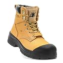 6" Steel Toe Work Boots, Full Grain Leather, Kevlar Puncture Proof