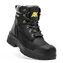 6" Steel Toe Work Boots, Full Grain Leather, Kevlar Puncture Proof