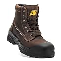 6" Steel Toe Work Boots, Full Grain Leather, Kevlar Puncture Proof