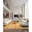 6'×9' Non Slip Vinyl Rug Waterproof 1.8mm Thick,Woodgrain Pattern Vinyl Floor Mat for Dining Table , Kitchen, High Traffic, Low Profile Area Plastic Floor Protector,Wear Resistant PVC Rug Cover Roll