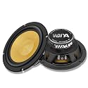 6.5 Inch Car Speakers, 4 Ohm, Glass Fiber Cone for Deep Bass &amp; Clear Mids – High Sensitivity, Shockproof Design (A)