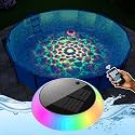 6.5 Inch RGB Solar Floating Pool Light with Remote Float Magic Lamp
