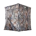 6 Foot Tripod Hunting Tower Blind, 2-Person Stand Elevated, 4' x 4' Platform for Deer Hunting, Antelope and Elk, Camouflage