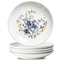 6 Inch Ceramic Plates, Porcelain Appetizer &amp; Dessert Plates 5 Piece