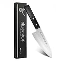 6 Inch Deba Knife, Right-Handed Single Bevel Fish Butcher Knife