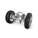6-Inch Heavy Duty Gate Wheel, Driveway Fence Rolling Gate Wheels