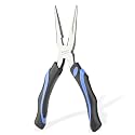 URASISTO 6-Inch Long Needle-Nose Side Cutting Pliers with Heavy Duty Nickel Chromium Steel Construction