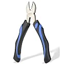 URASISTO 6-Inch Side-Cutting Pliers Diagonal Pliers with heavy Duty Nickel Chromium Steel Construction