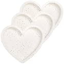 6 Inch Silicone Heart Shaped Cake Pans, Set of 3, Cream