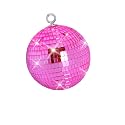 6 Inch Small Pink Disco Ball: Hanging Mirror Ball Disco Party Decoration