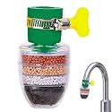 6 Layer Tap filter Multilayer | Activated Carbon Faucet Water Filters Universal Interface Home Kitchen Faucet Tap Water Clean Purifier Filter Cartridge Five Layer Water Filter-Pack of 1