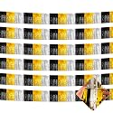6 Pack 10 Feet Foil Fringe Garland Metallic Tinsel Streamers Banner Wall Hanging Backdrop for Parade Floats Notorious One Birthday Roaring 20s Graduation Party Decorations(Black Gold Silver)