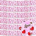 6 Pack 10 Feet Pink AA Wave Foil Fringe Garland Metallic Tinsel Streamers Banner Wall Hanging Curtain Backdrop for Parade Floats, Mother's Day, Easter, Wedding, Birthday Party Decoration
