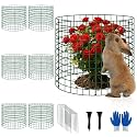 6 Pack 12x12 Inch Plant Protector Cages, Wire Plant Cover for Animals