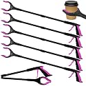 6 Pack 32 Inch Commercial Trash Grabber for Elderly Assist, Heavy Duty Lightweight Reacher with Ergonomic Handle &amp; Non-Slip Grip, Multi-Use Outdoor Home Garden Cleanup Mobility Aid Tool