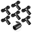 6 Pack 5/16 Sillcock Water Key Compatible with Danco 80132, Black, Classic