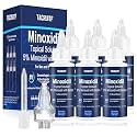 6 Pack 5% Minoxidil with Biotin, Hair Growth Treatment, Minoxidil Hair and Beard Growth Drop, Minoxidil for Men and Women, Supports Thicker and Fuller Hair & Beard (12 fl oz, 6 Month Supply)