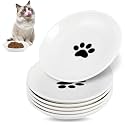 6 Pack Cat Food Bowl, Ceramic Cat Bowls, Anti Whisker Fatigue Cats Bowl Set