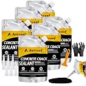 6 Pack Concrete Repair Filler – Heavy-Duty Cement Crack Filler for Large Concrete Repairs, Foundation &amp; Driveway Restoration | Outdoor &amp; Indoor Use | Quick-Drying, Self-Leveling Sealant by Autosel