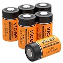 6-Pack CR2 Lithium Battery for Detector & Alarm, Non-Rechargeable