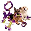 Frienhund 6-Pack Dog Toys for Aggressive Chewers: Dog Toy for Aggressive Chewer Large Breed, Dog Toy to Keep Them Busy, Dog, Bacon Flavor