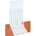 6 Pack L12 x H 8" White Heavy Duty Shelf Brackets with Screws Metal Shelf Brackets Shelf Support Angle Brackets for Shelves L Brackets Heavy Duty Floating Shelf