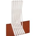 6 Pack L18 x H 12" White Heavy Duty Shelf Brackets with Screws Metal Shelf Brackets Shelf Support Angle Brackets for Shelves L Brackets Heavy Duty Floating Shelf