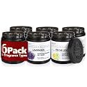 6 Pack Odor Eliminator Gel Beads, 6 kinds of fragrance Clear Air Freshener Made with Essential Oils - Eliminates Odors in Bathrooms, Cars, Boats, RVs & Pet Areas