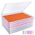 6 Pack Photo Storage Box, Fits 8" x 10" Photo & A4 Paper, Clear