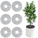 6 Pack Plant Pot Grids - 11.8 Inch Cuttable Soil Cover Protector from Cats, Animals Digging Stopper, Indoor Plant Pot Soil Guard for Outdoor Garden Balcony