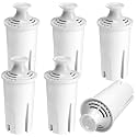 6-Pack Replacement Filter for Brita Pitcher and Dispensers,Water Filters Compatible for Britta OB03, Classic 35557, Mavea 107007, Everyday, Marina, Grand, Lake and More - APPLIANCEMATES