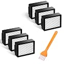 6 Pack Replacement HEPA Filter for iRobot Roomba i7 i7+ i3 i3+ i4 i4+ i6 i6+ i8 i8+ E5 E6 E7 J5 J5+ J6 J6+ J8 J8+