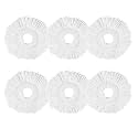 6-Pack Spin Mop Heads Refill Easy Wring Microfiber Replacement