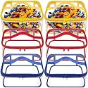 6 Packs Clear Toy Storage Bag, Waterproof PVC Toy Organized Bag with Zipper