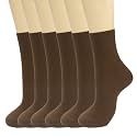 6 Pairs Japanese Aesthetic Cute Athletic Soft Socks for Women & Girls, Ankle Crew Stretch Neutral Socks