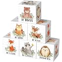 6 Pcs Woodland Animal Baby Shower Nursery Decoration,White