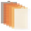 6 PCS 14 Count Plastic Mesh Canvas Sheets, 11x8.2 inch Plastic Cross Stitch Canvas for Cross Stitch, Embroidery, Knit,Crochet DIY Projects and Embroidery Making (Autumn)