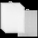 6 PCS 14 Count Plastic Mesh Canvas Sheets, 11x8.2 inch Plastic Cross Stitch Canvas for Cross Stitch, Embroidery, Knit,Crochet DIY Projects and Embroidery Making (Beige)