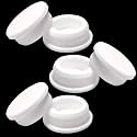 6 Pcs 31.3 mm/1.24 in Silicone Rubber Plug for Round Holes