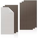 6 Pcs 4' X 2' X 0.2'' Polycarbonate Greenhouse Panels Roof Panels, Brown