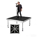 8x12FT Portable Stage Platform, Portable Aluminum Performance Deck