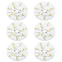 6 Pcs LED Chip Bulb, 5W 300mA, 56mm, Neutral/Pure White