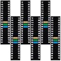 6 PCS Aquarium Thermometer Strips, 61-122℉(15-50°C) Digital Adhesive Fish Tank Thermometer Sticker Easy-to-Read Temperature Sticker Display for Aquarium Fish Tank Brewing
