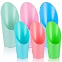 6 Pcs Assorted Sizes Bonsai Soil Scoops Plastic Garden Shovels