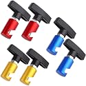 6 PCS Car Hood Prop Struts Clamp Lift Support Retaining Clip Rod Retaining Holder Tool (Yellow, Blue and Red)